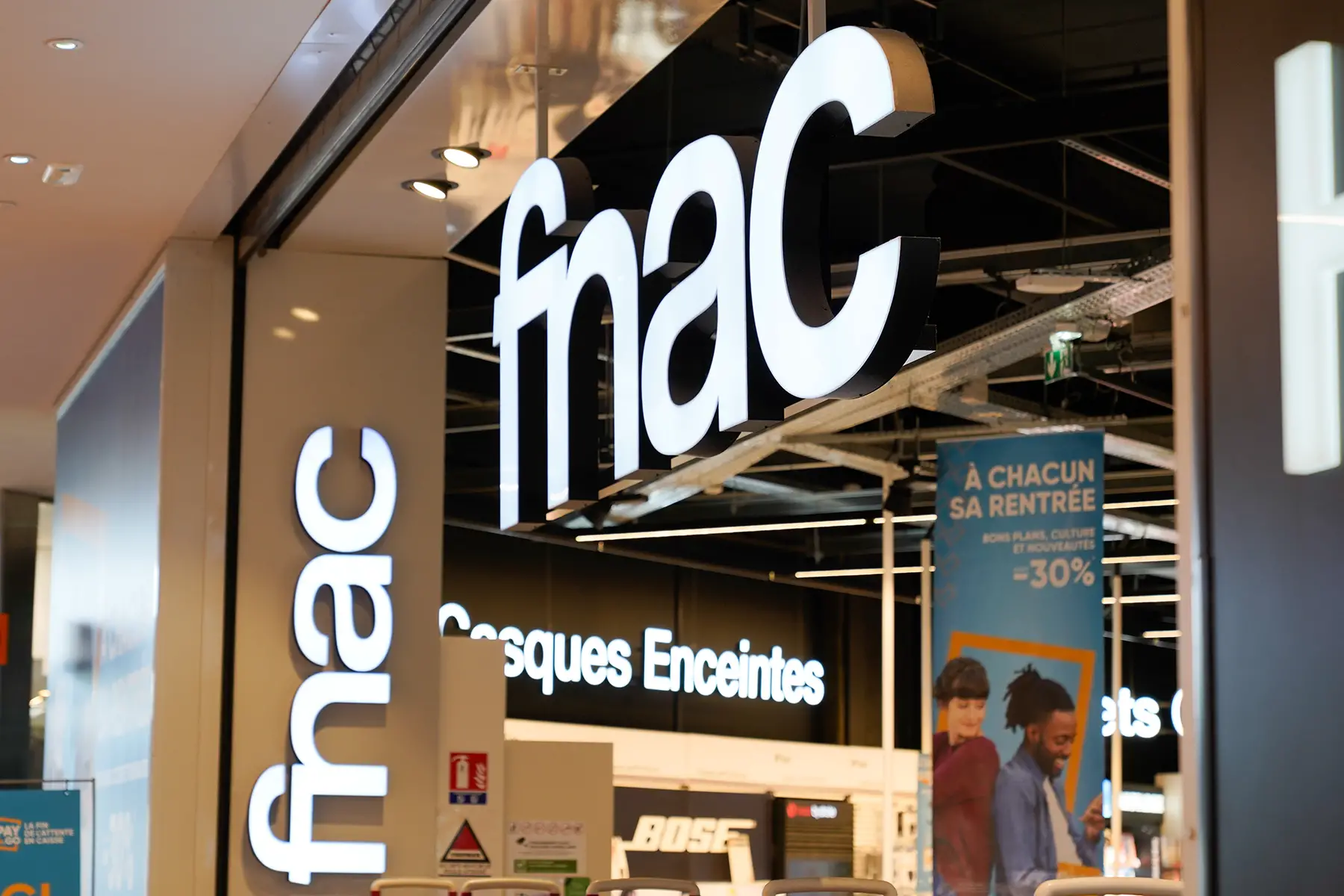 Fnac, an electronics chain shop in Bordeaux, France