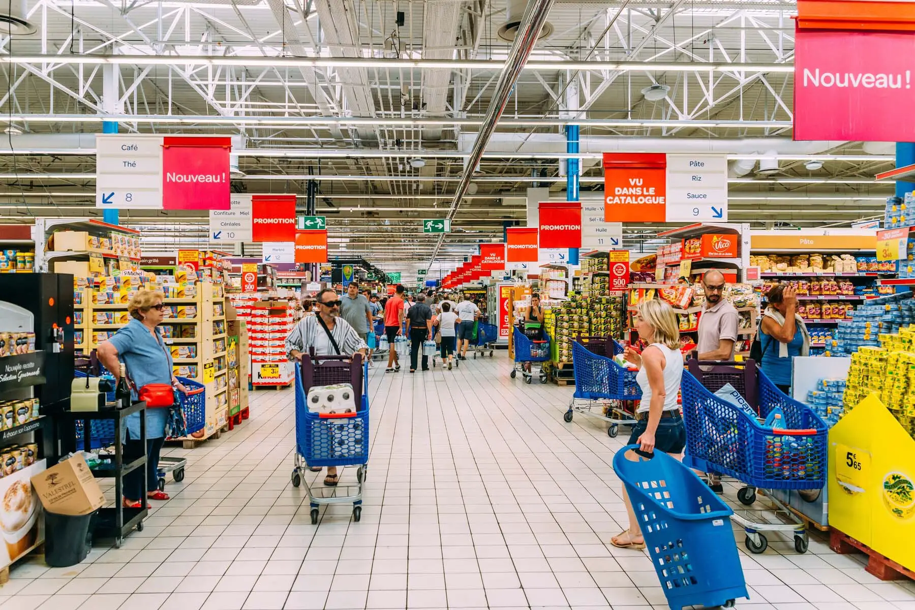 french supermarkets 