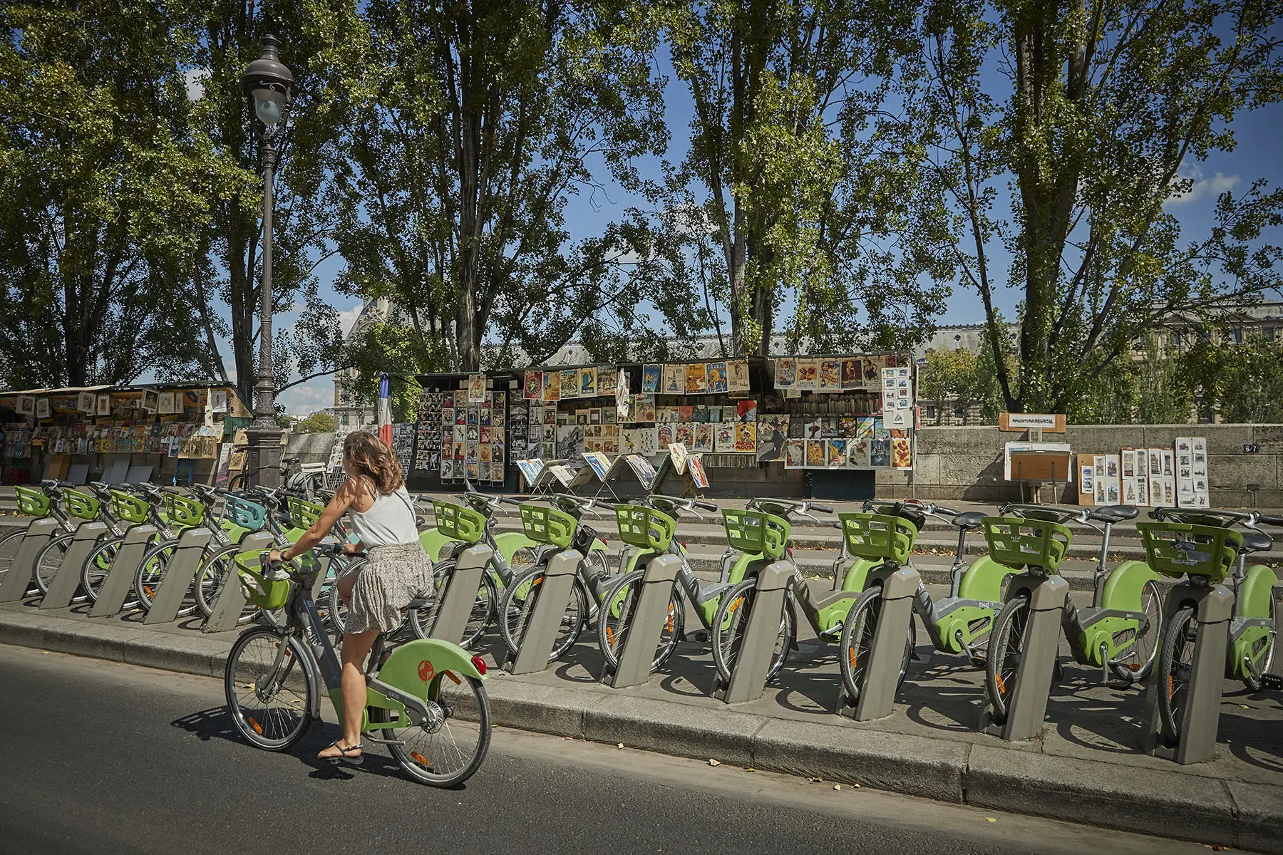 Vélib' shared bicycles in Paris