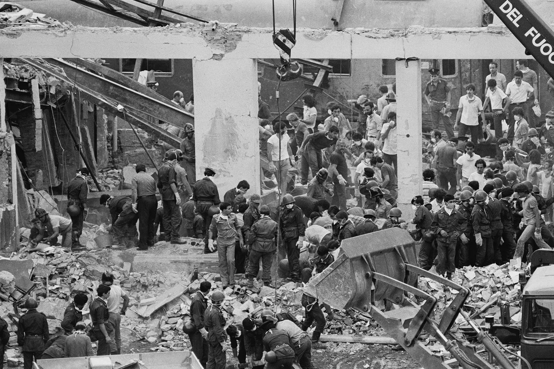 A bombing at Bologna Centrale railway station in August 1980 killed 85 people