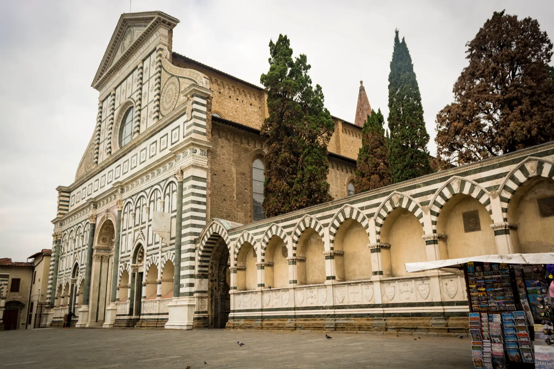 Exterior of the Santa Maria Novella church