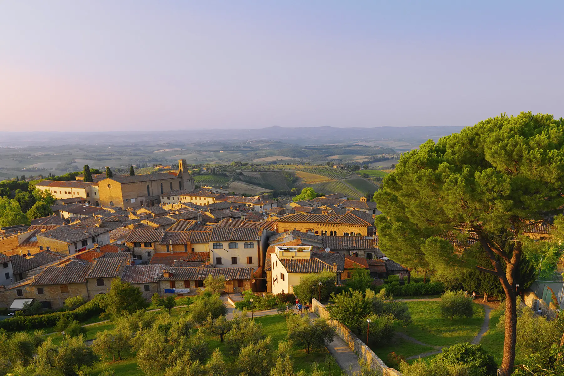 A Tuscan landscape, popular place to retire in Italy