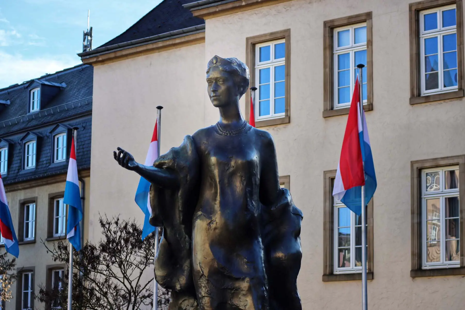 statue in Luxembourg City