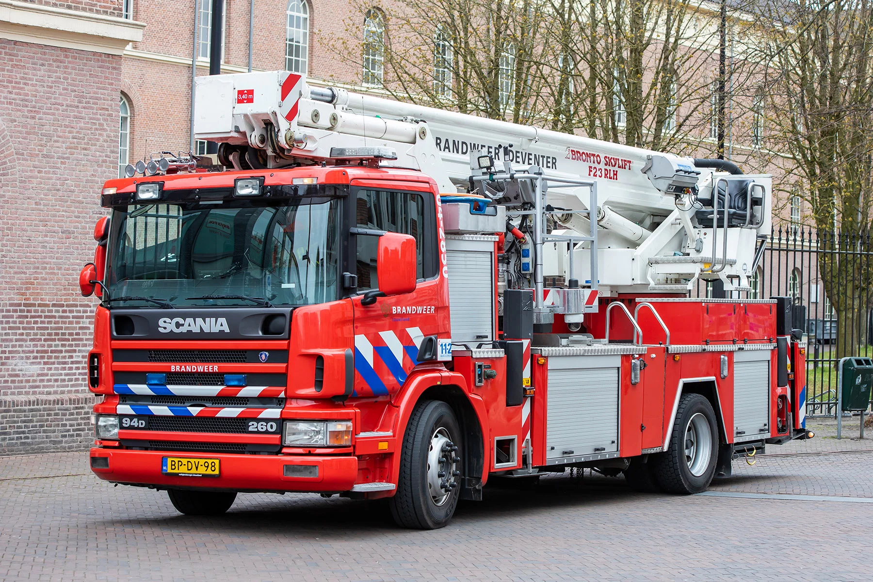 A fire truck operated by Brandweer in the Netherlands