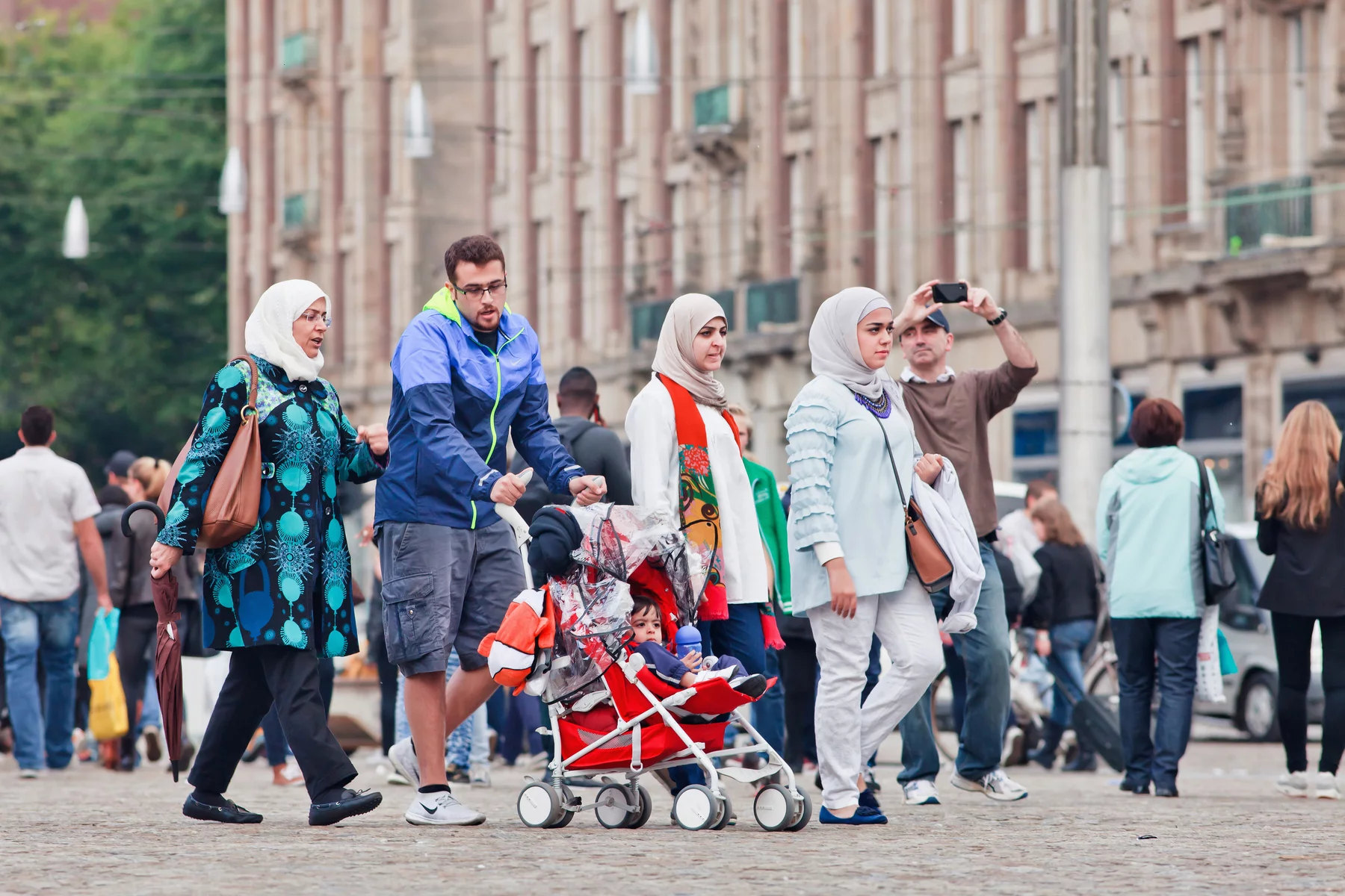 A Muslim family in Amsterdam