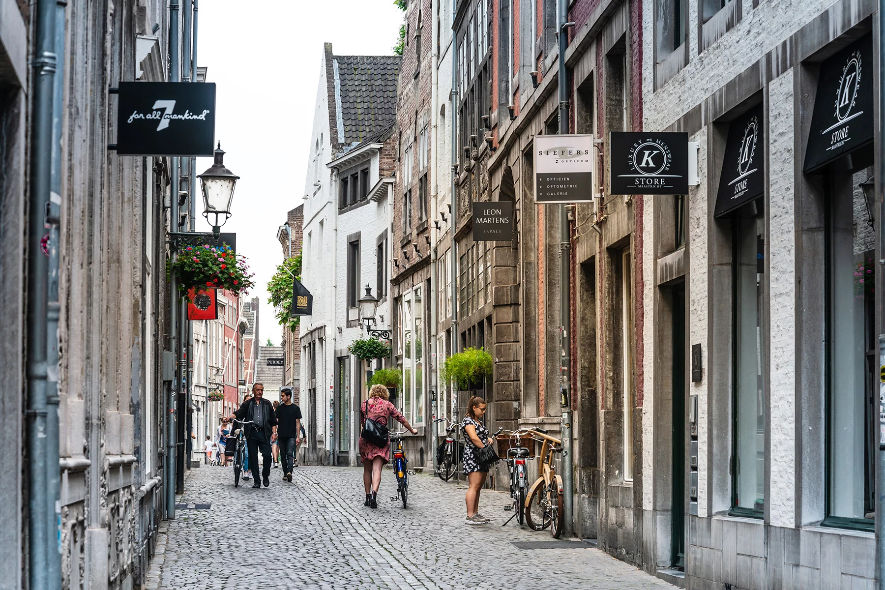 Narrow street in Maastricht