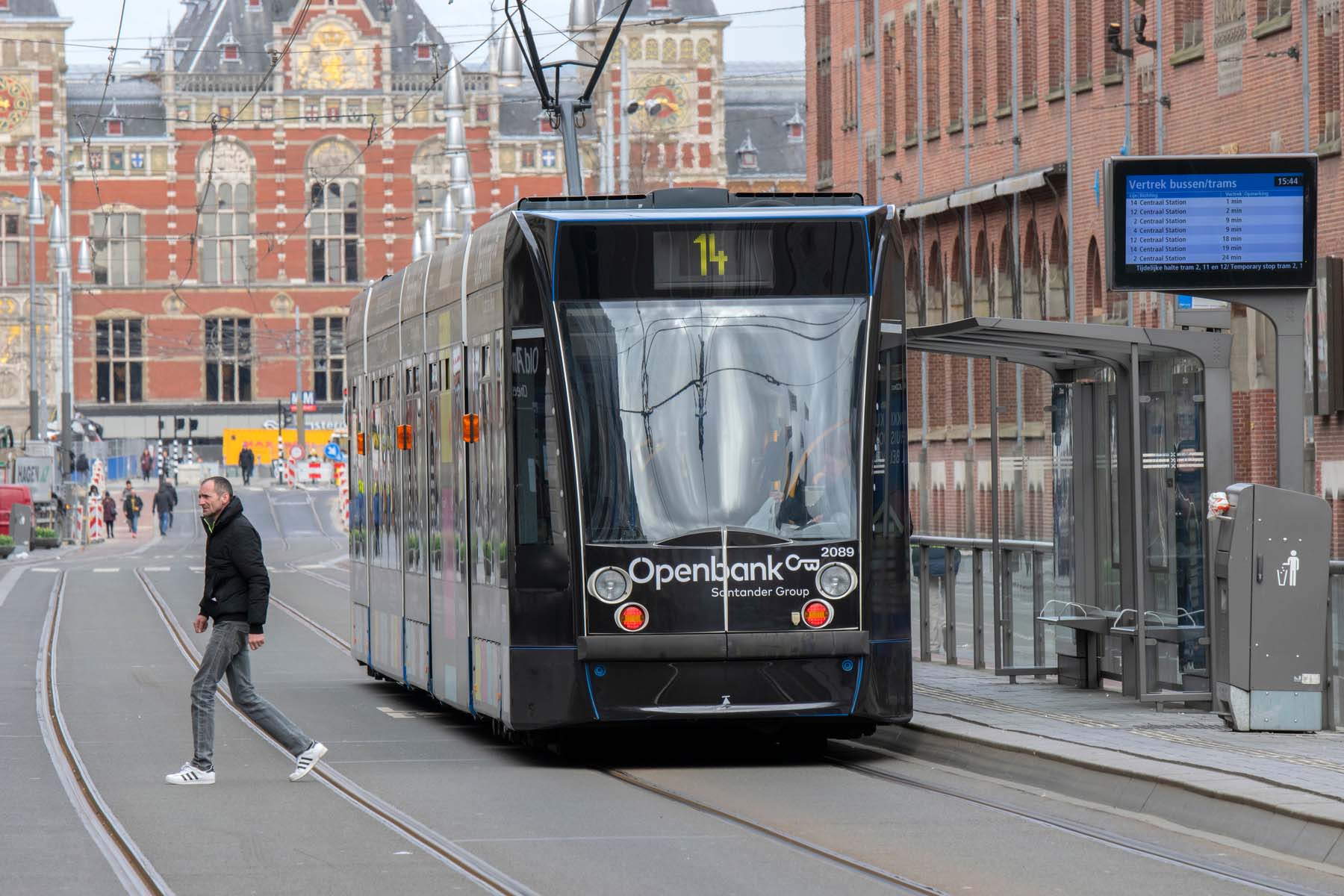 openbank tram in Amsterdam