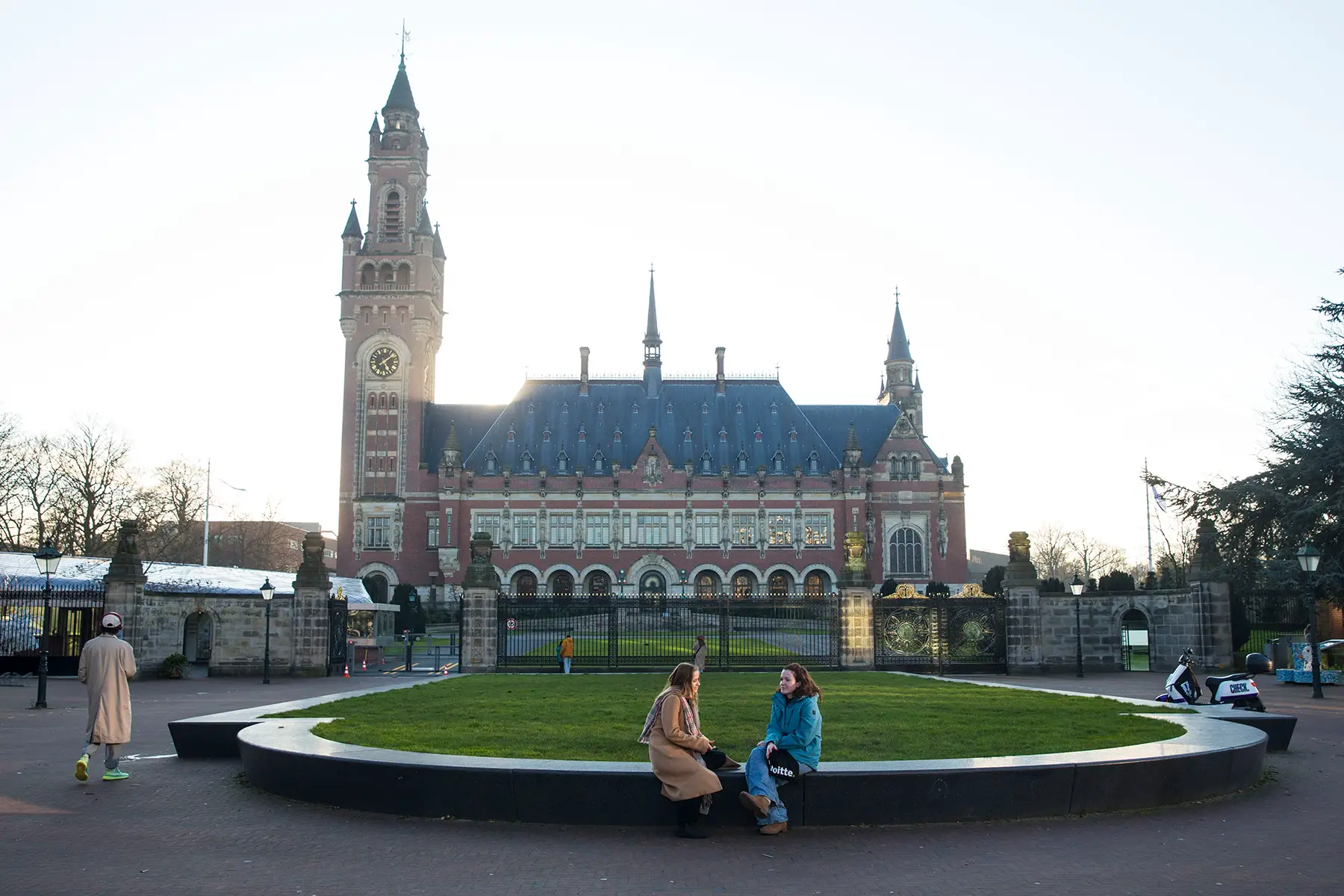 Peace Palace in The Hague - old pointy building