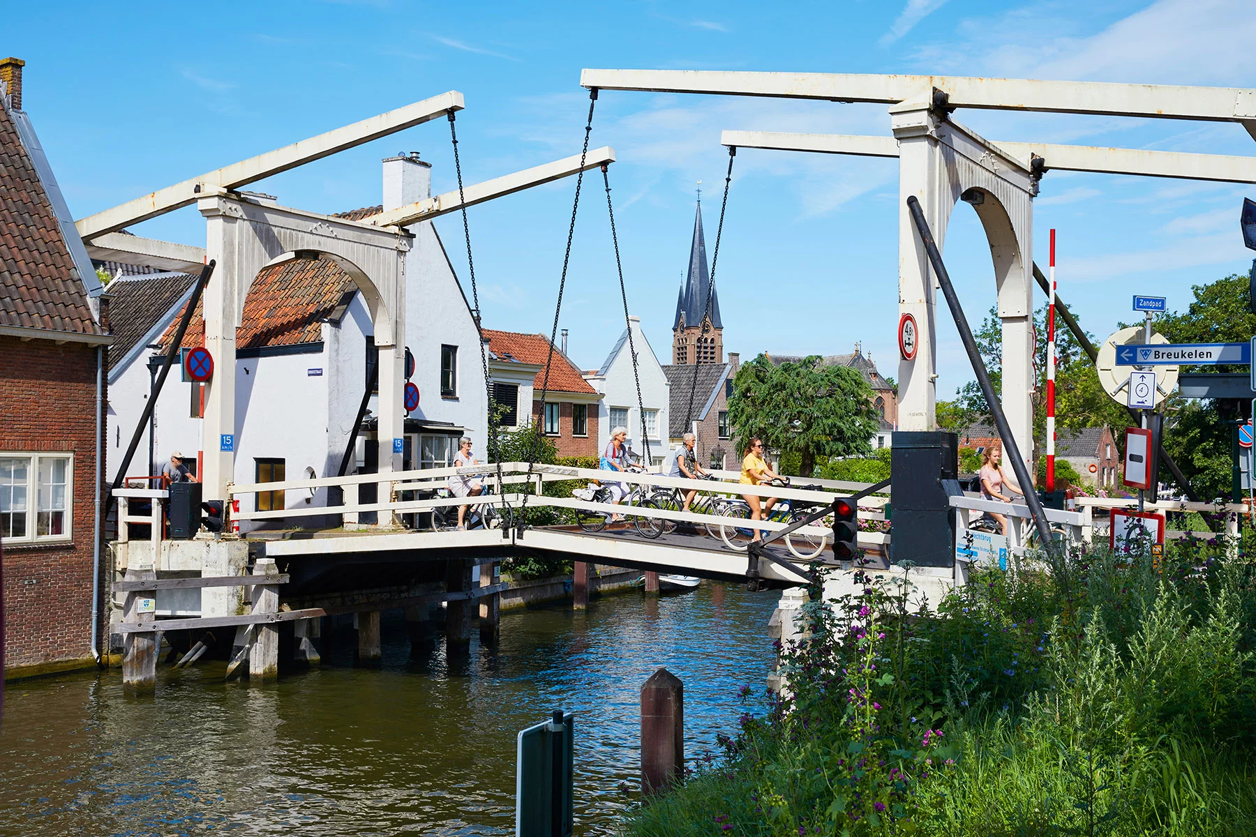 A bridge over the River Vecht in Breukelen