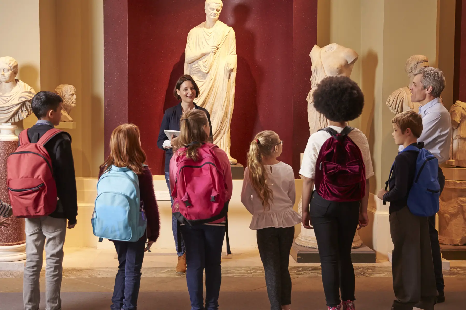 School trip to a museum