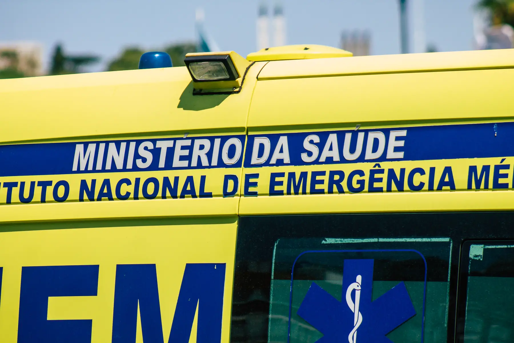 Ambulance in Lisbon, Portugal