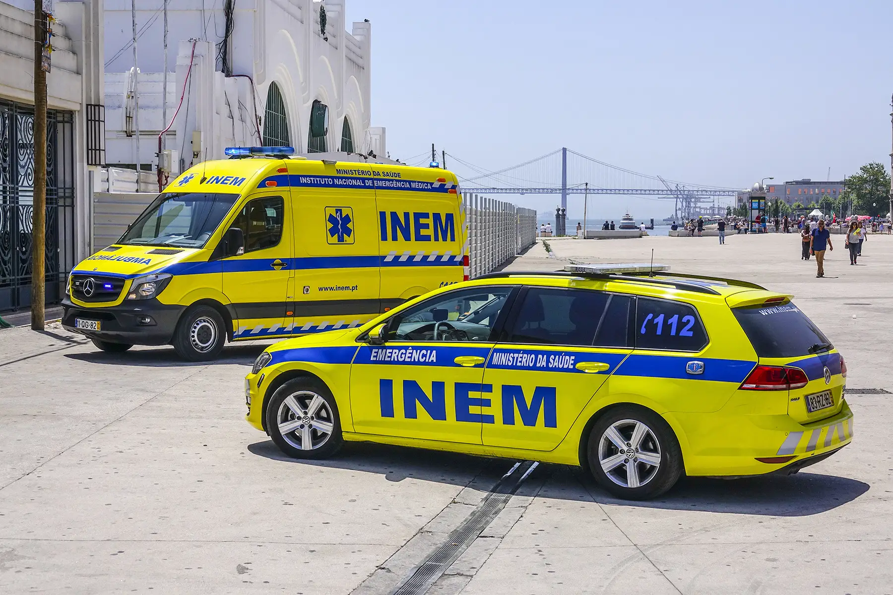 Ambulances in Lisbon