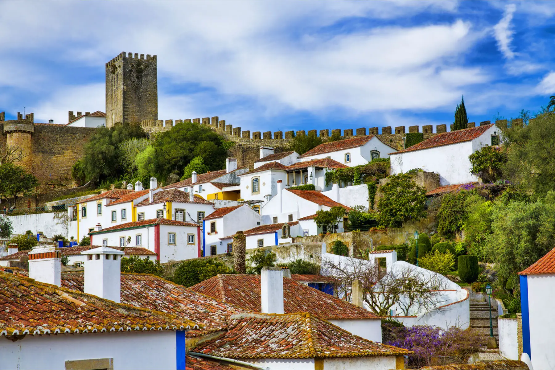 Obidos village in Portugal