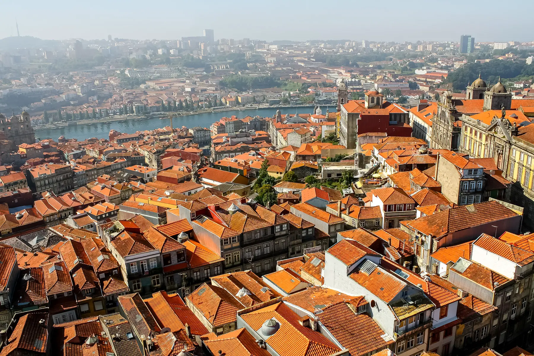 Typical houses in Porto, Portugal