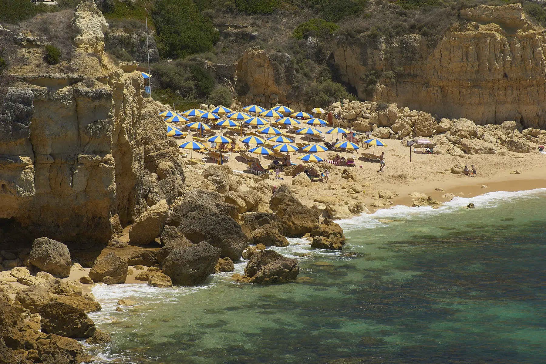 Praia do Castelo, a beach in the Algarve region of Portugal