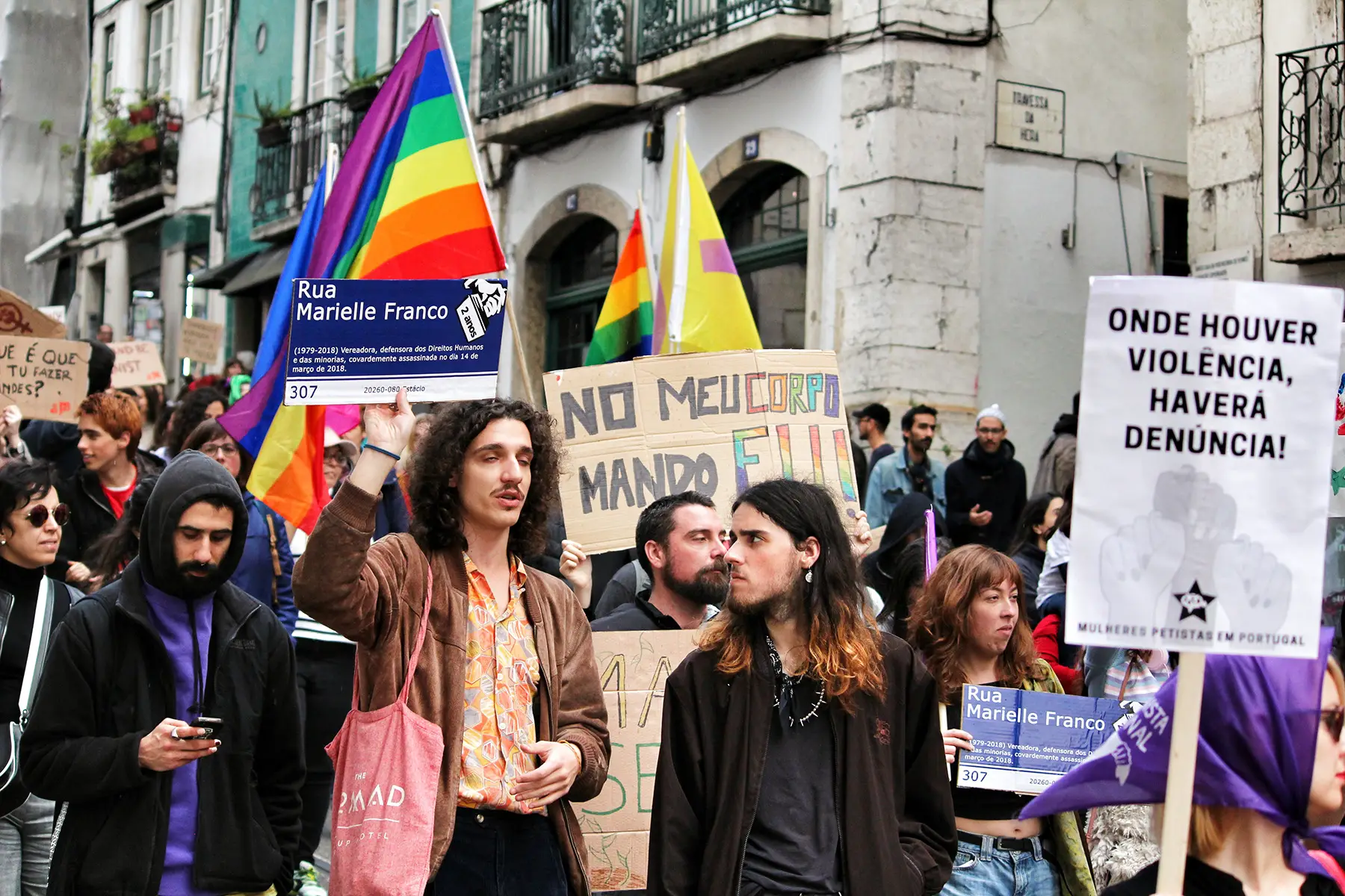 Protest against sexual violence in Lisbon
