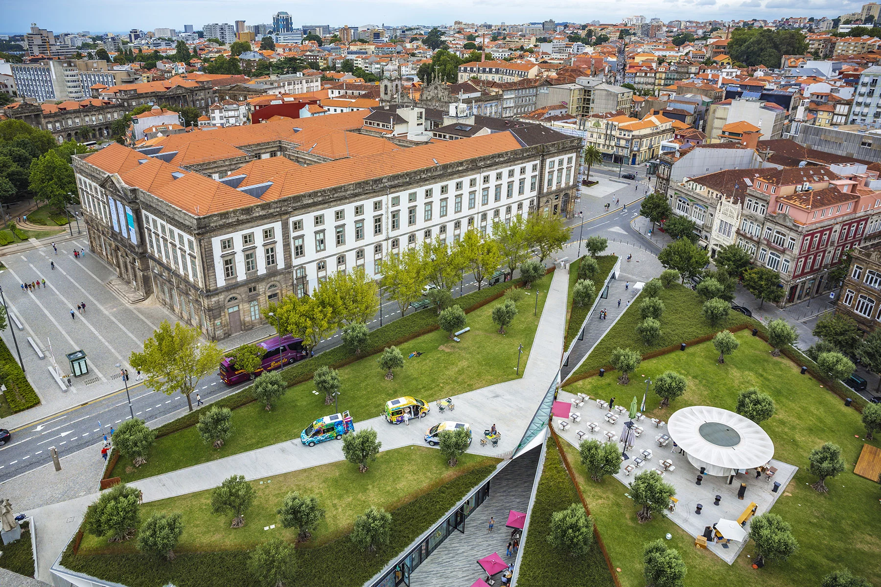Aerial view of the University of Porto