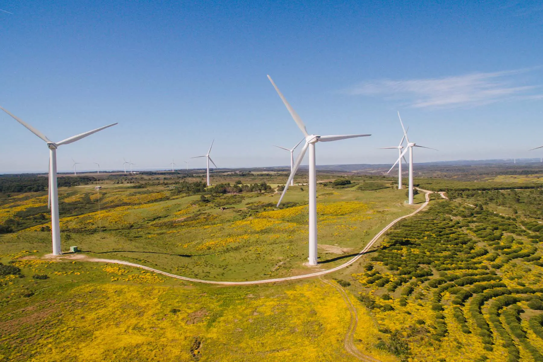 wind farm in Portugal