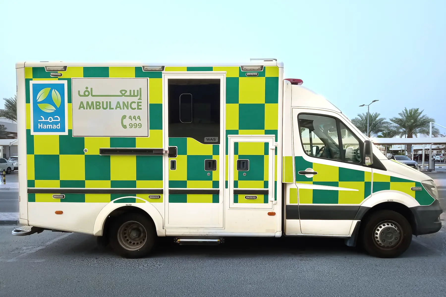 An ambulance in Qatar