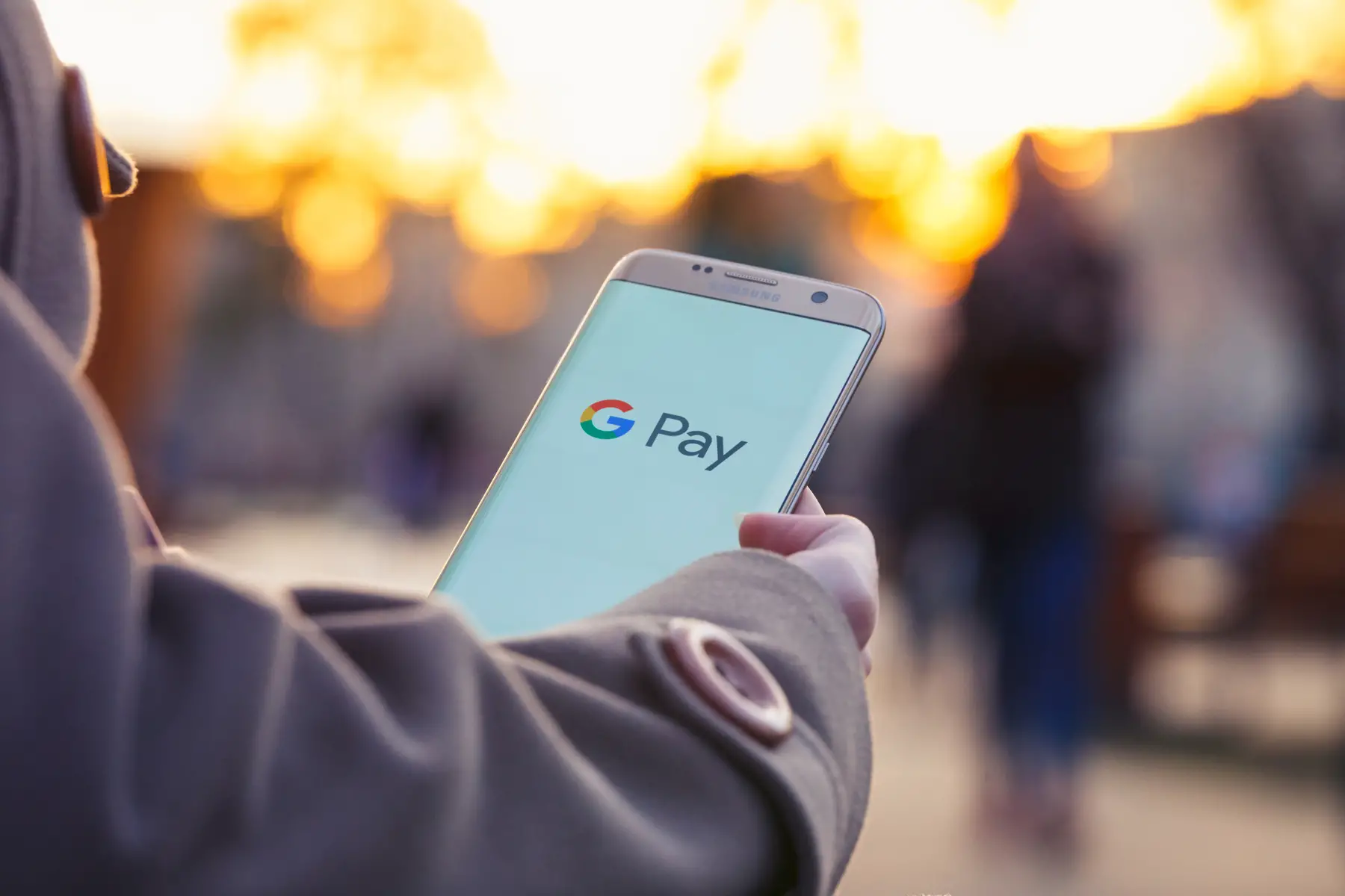 Google Pay on a mobile phone