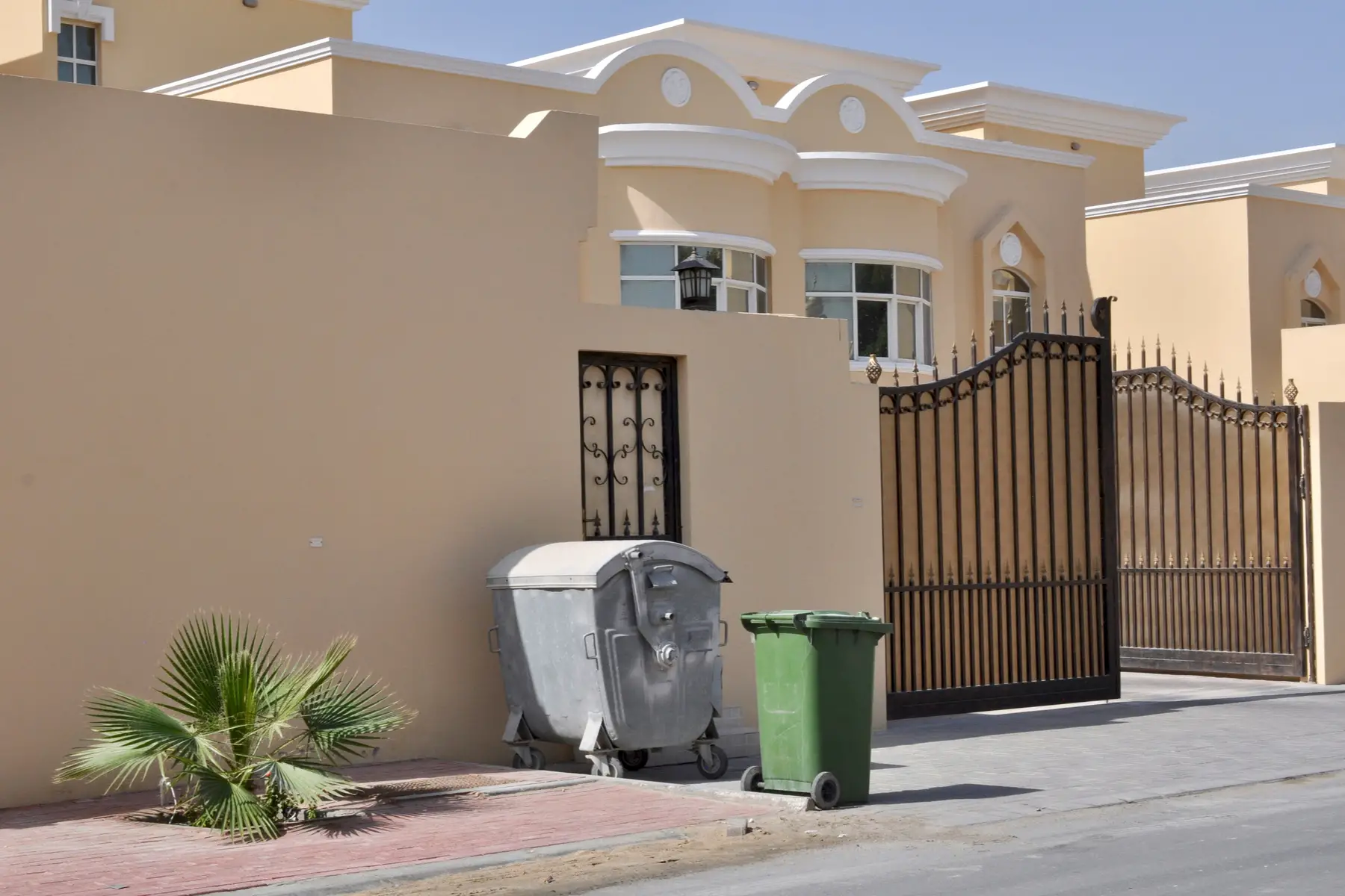 Household recycling bins in Qatar