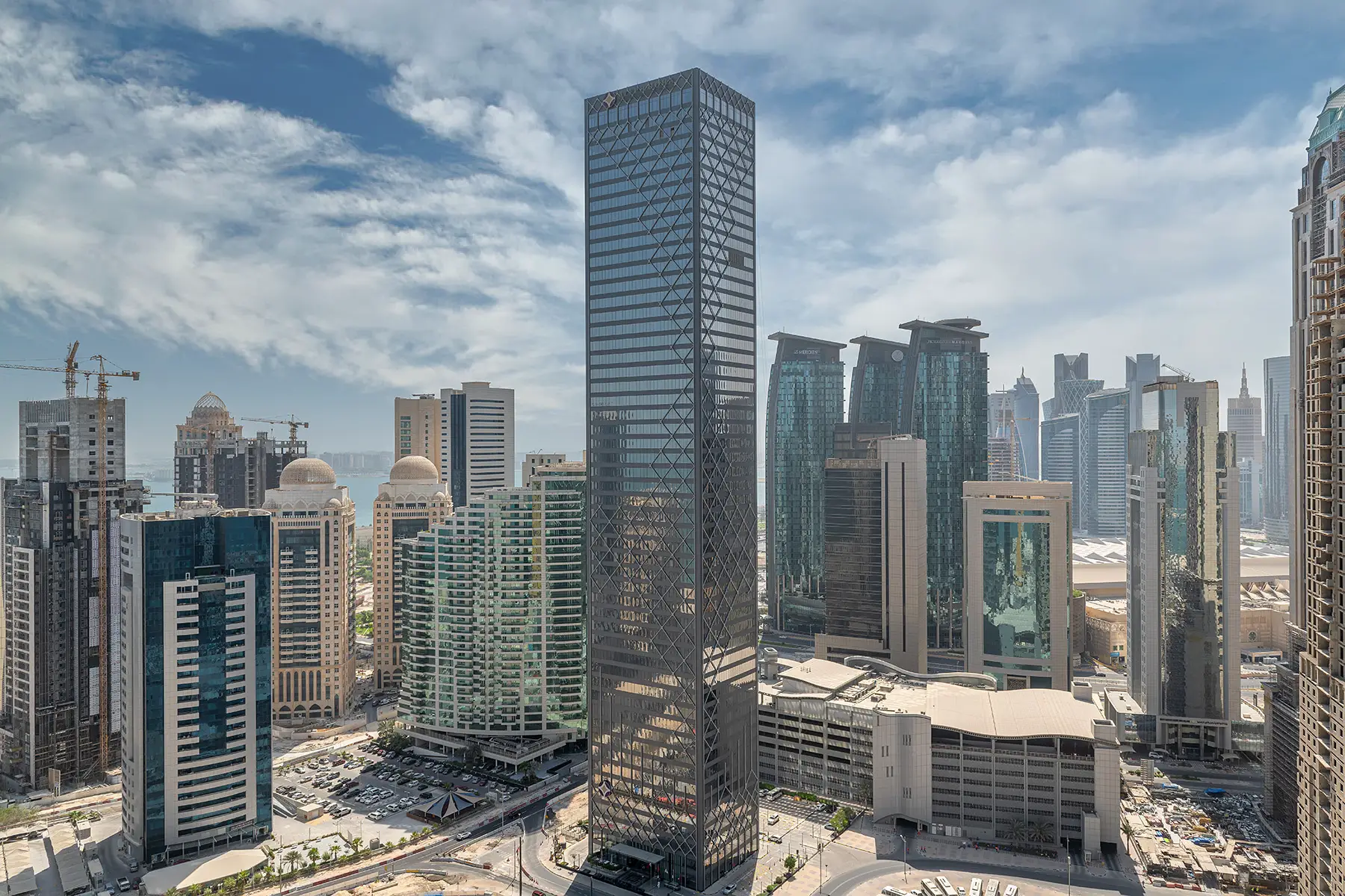 Office towers in Doha, Qatar
