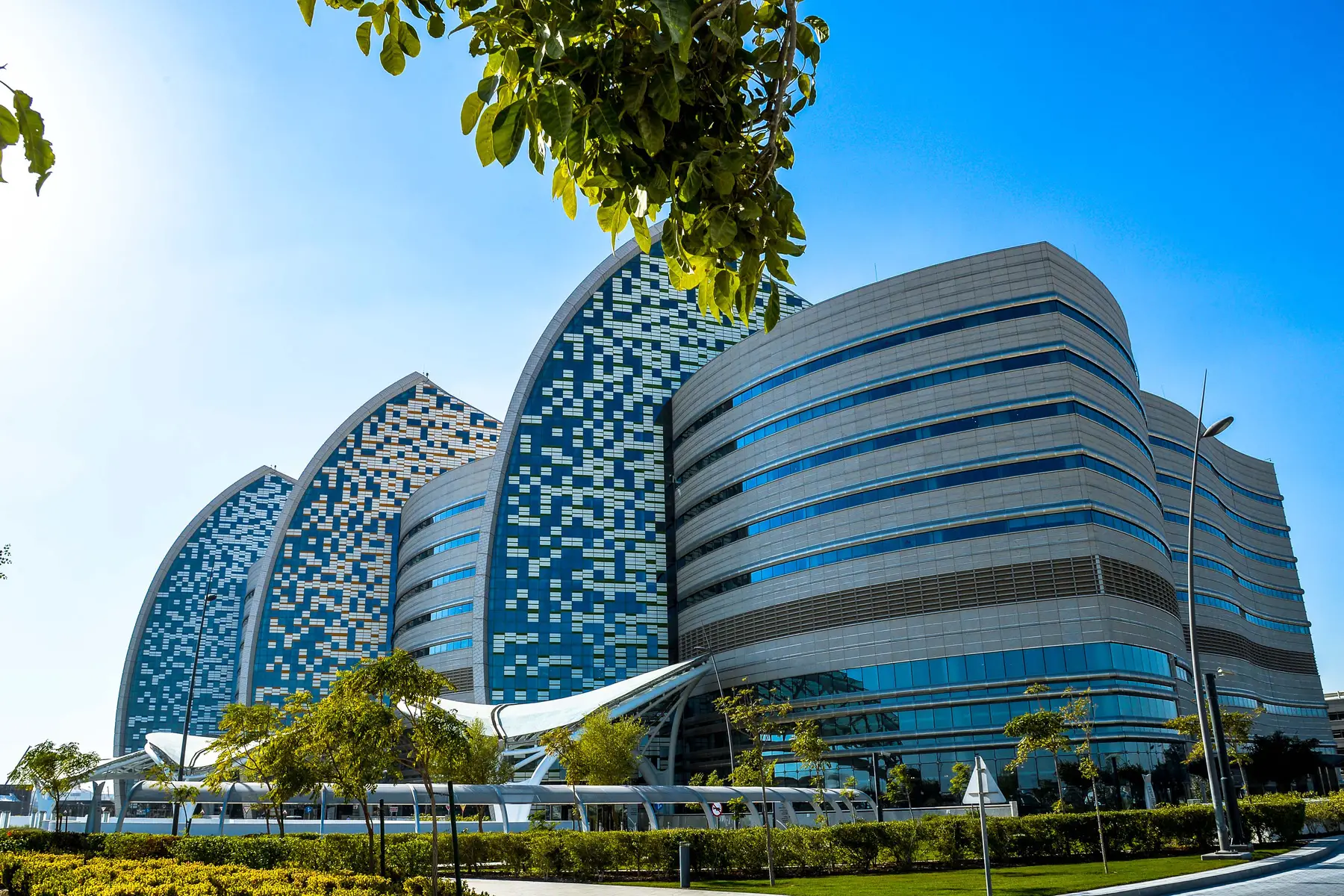 Sidra Medicine building in Doha, Qatar