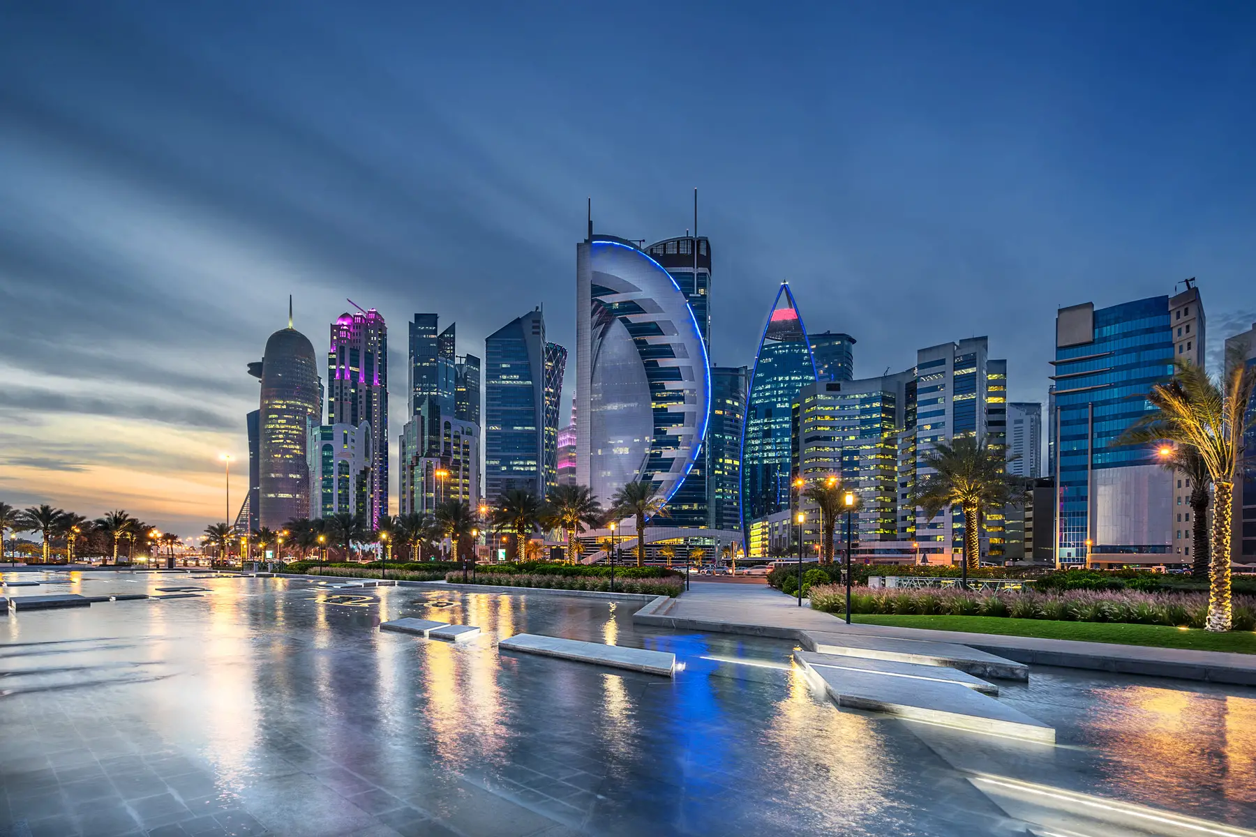 West Bay in Doha