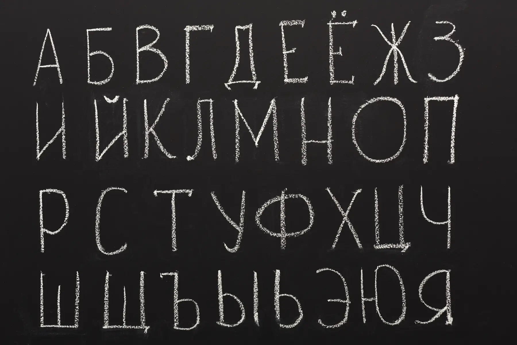 Russian Cyrilic alphabet