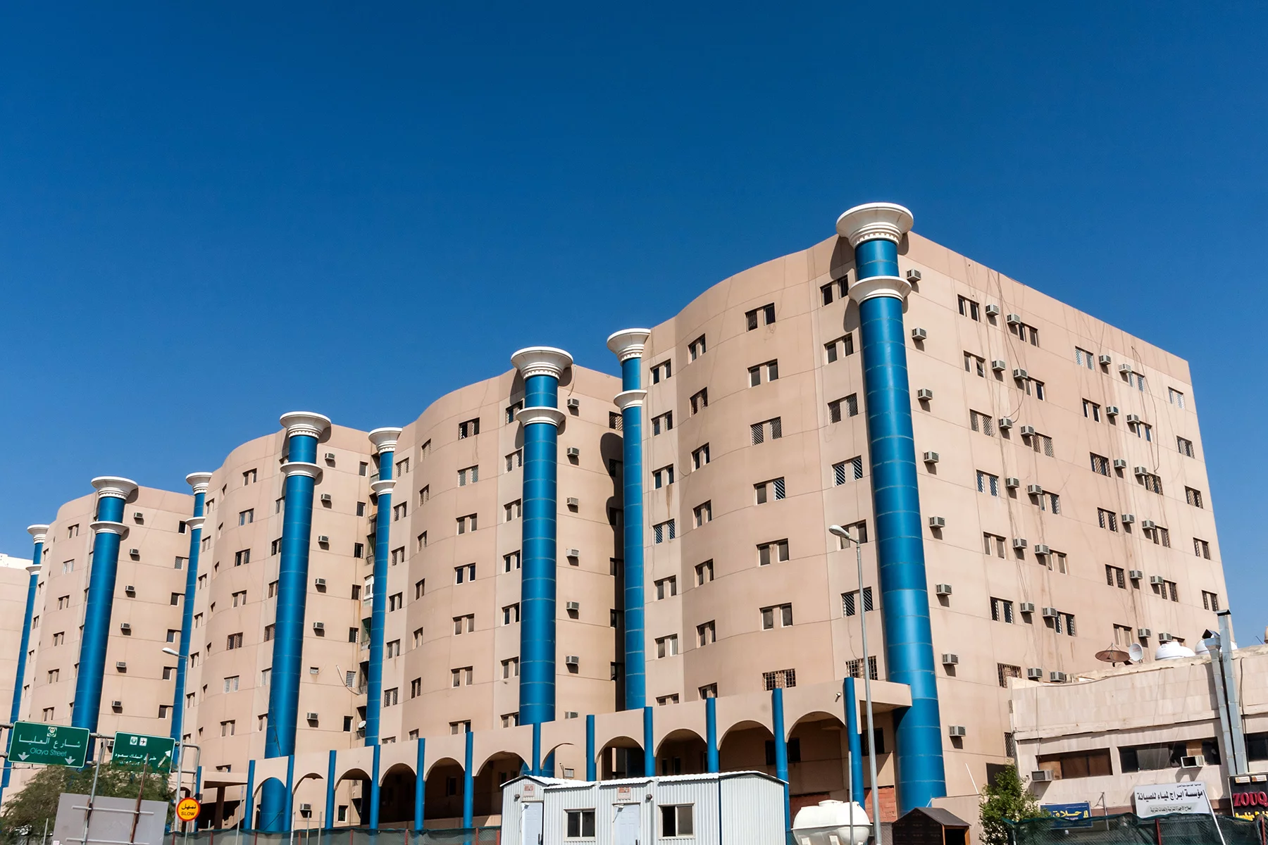 Apartment buildings in Riyadh, Saudi Arabia