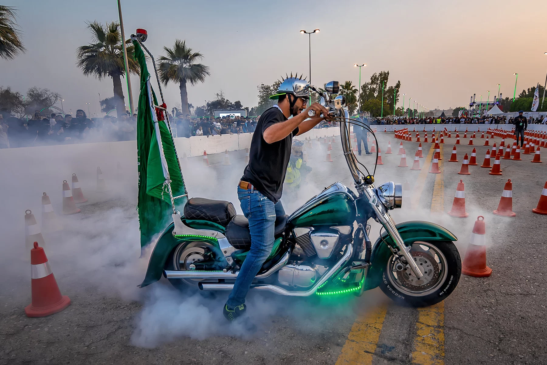 Motorbike show in Dammam, Saudi Arabia