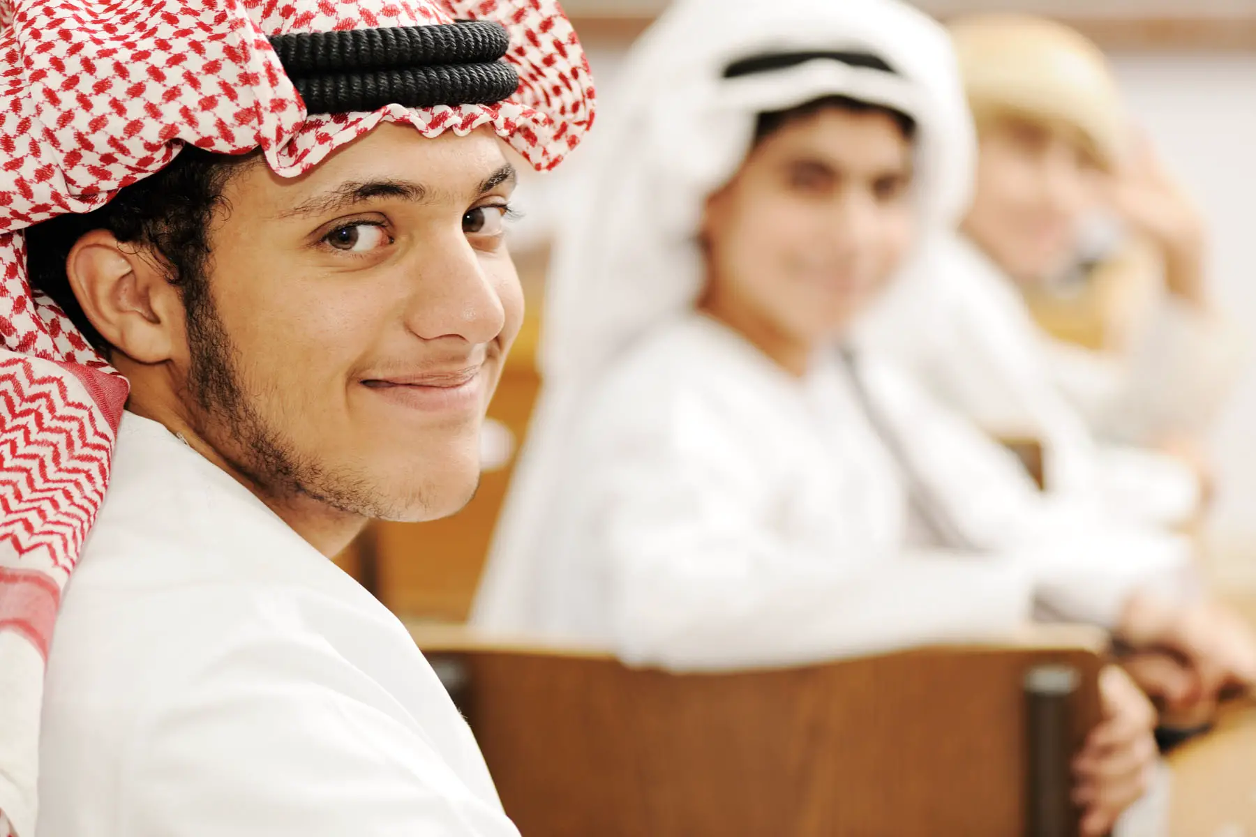 Saudi secondary school pupil