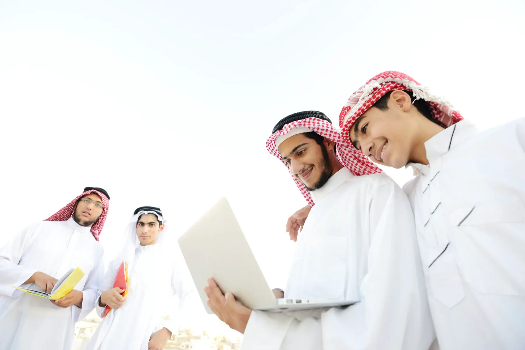 a group of students in Saudi Arabia