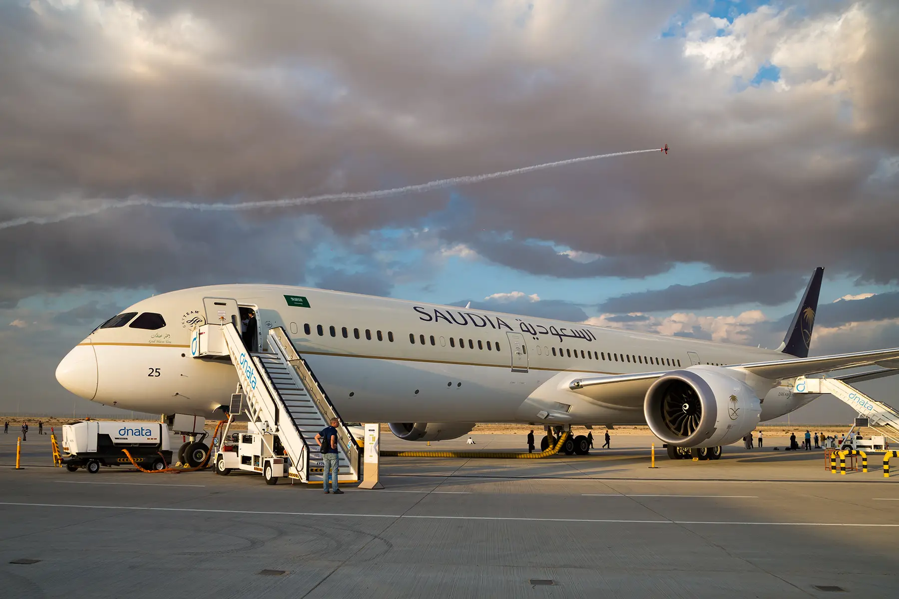 A Saudia Airlines jet