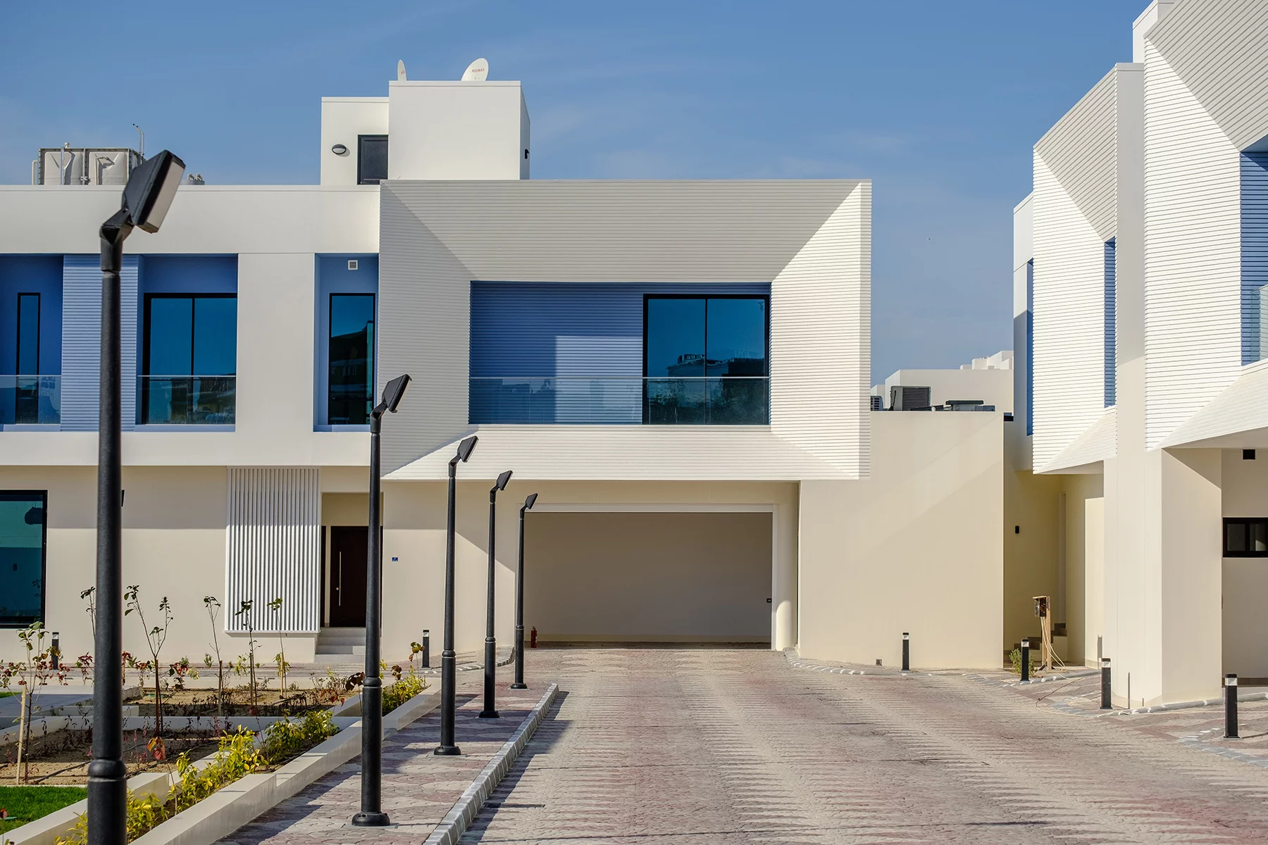 Typical luxury villa in Saudi Arabia
