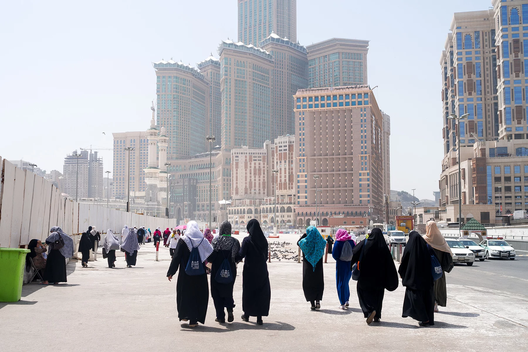 Women walking in Mecca