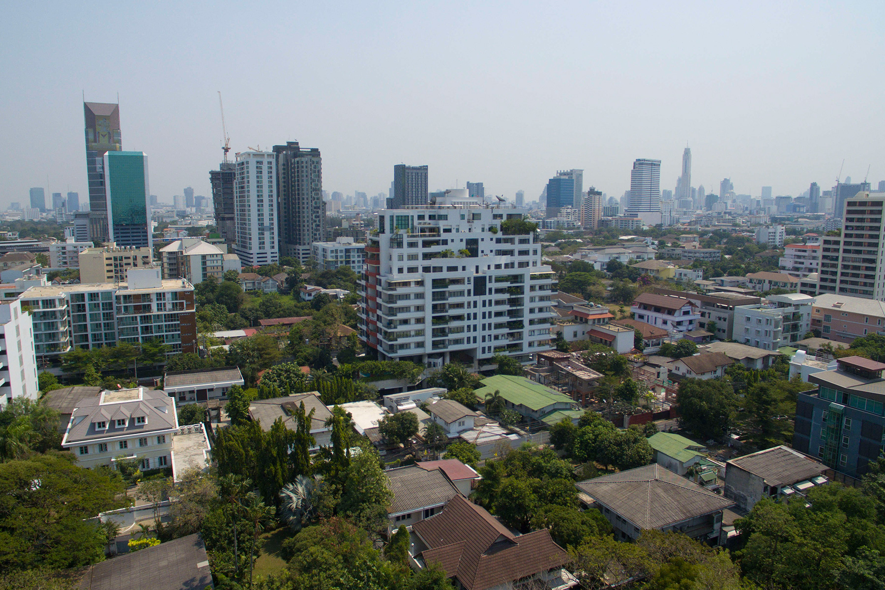 Drone view of Ari in Bangkok