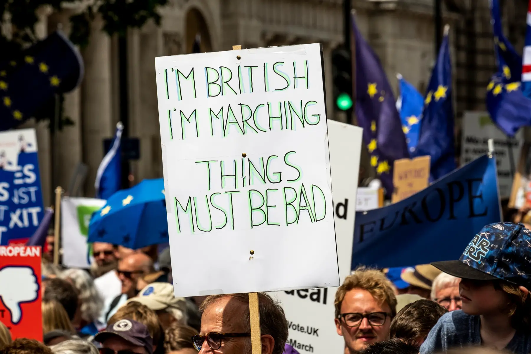 Anti-Brexit protesters