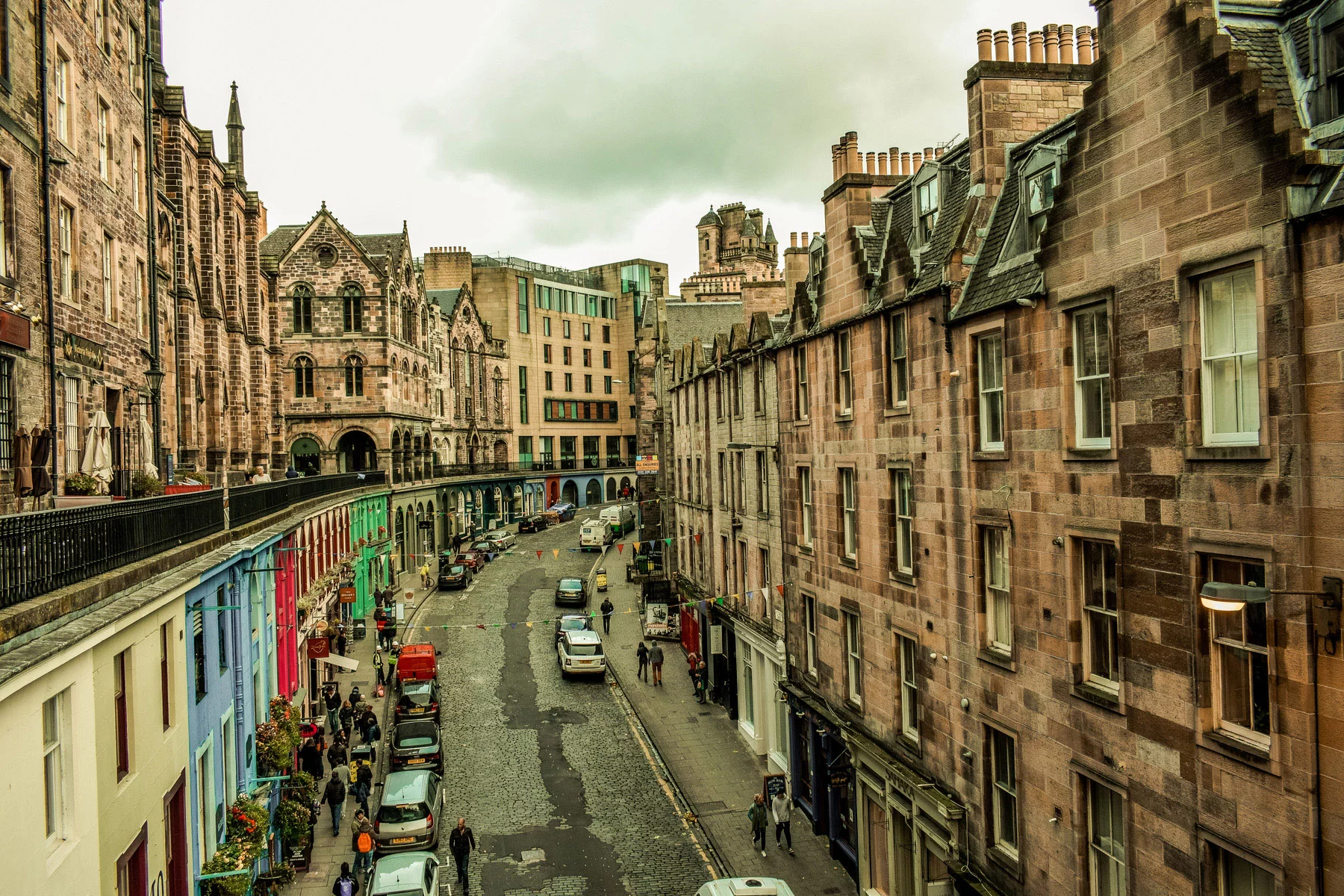 A street in Edinburgh, Scotland