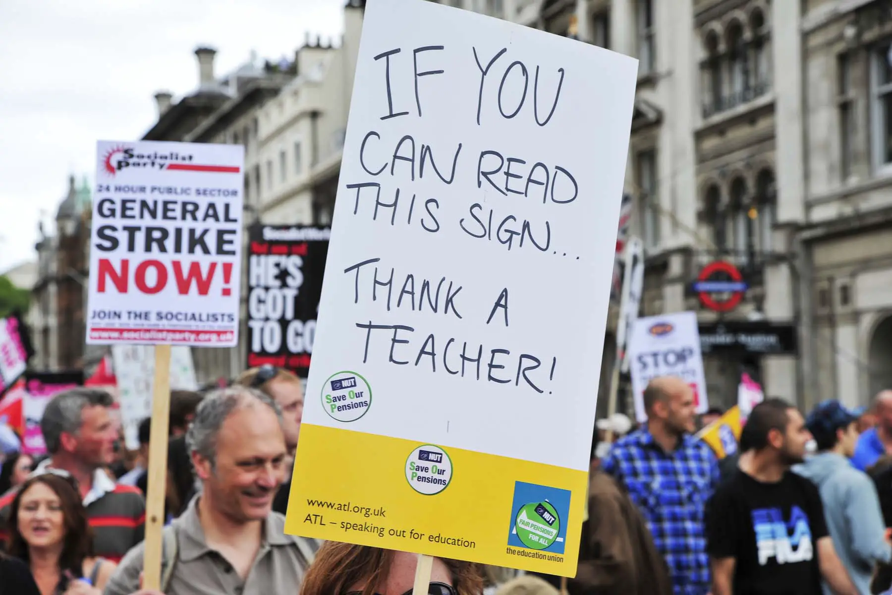 teacher strike in the UK