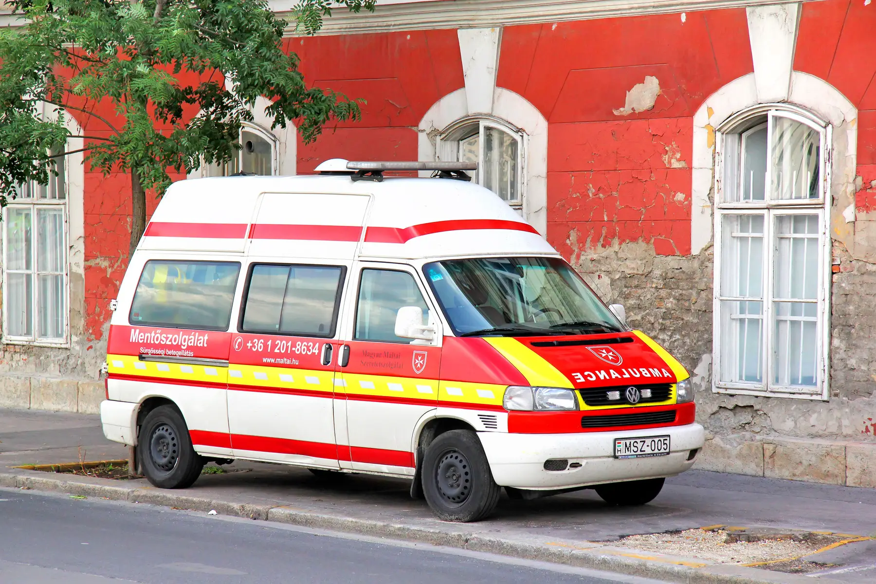 A Hungarian ambulance