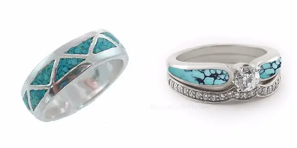 Indigenous wedding ring