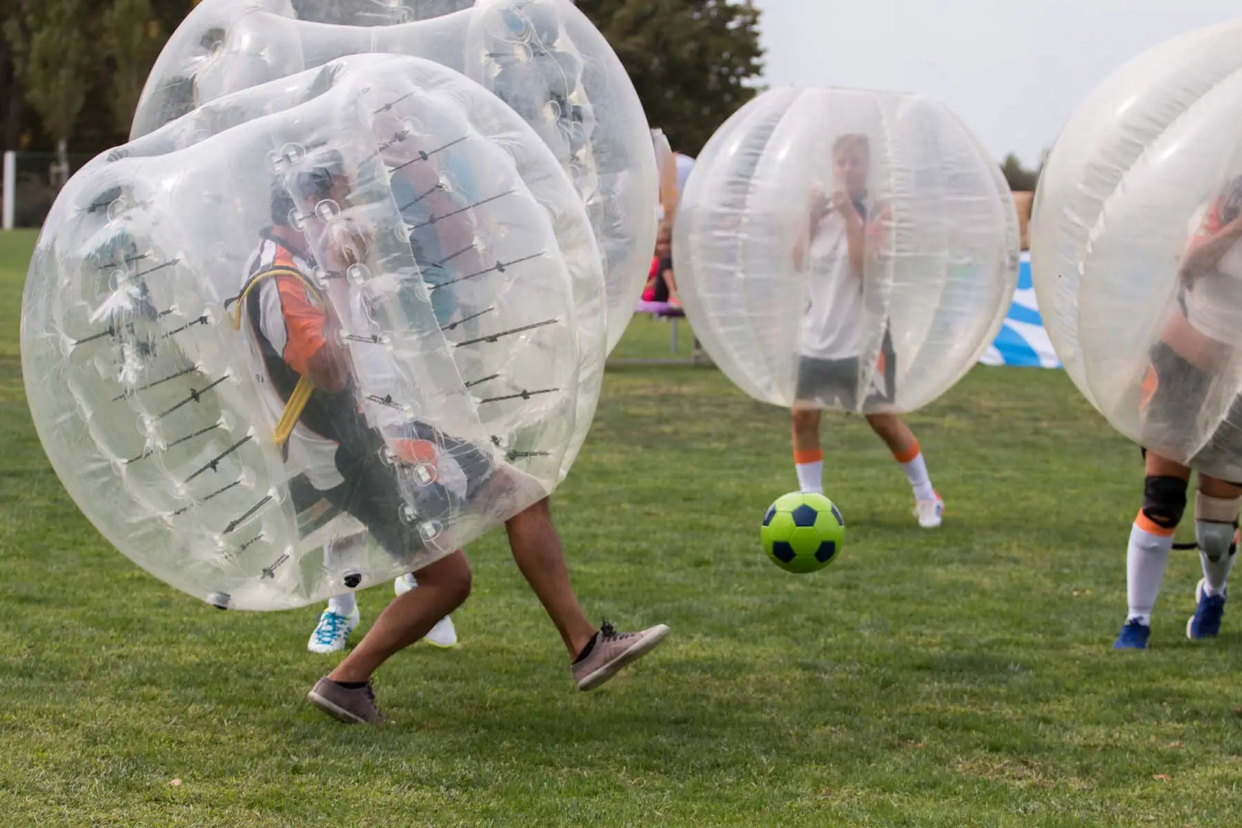 Bubble football at a stag party