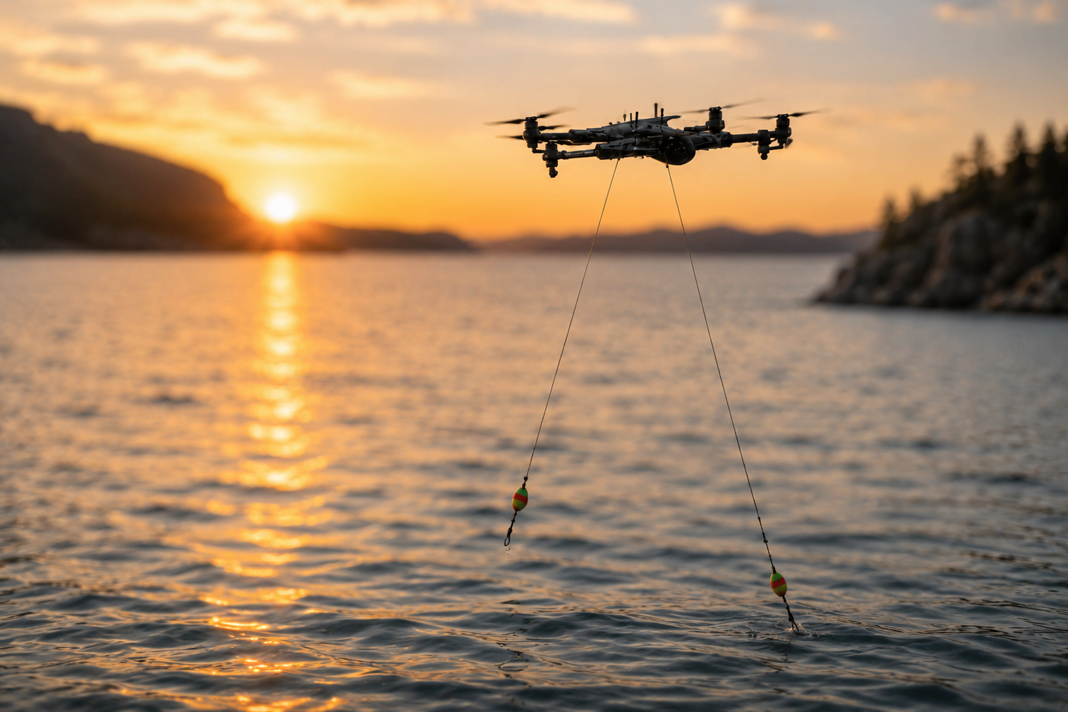 Drone for fishsing – outdoor fun (1)