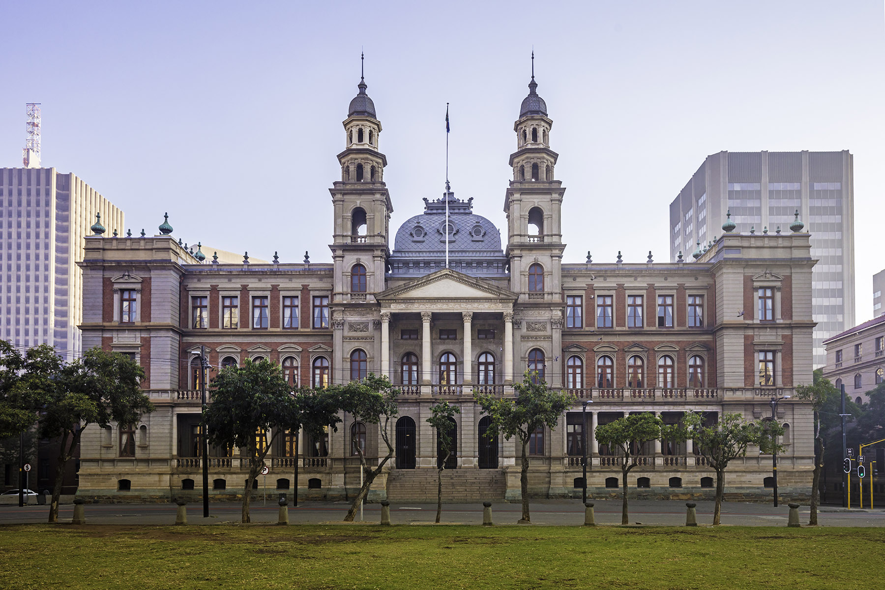 Exterior Gauteng High Court building in South Africa