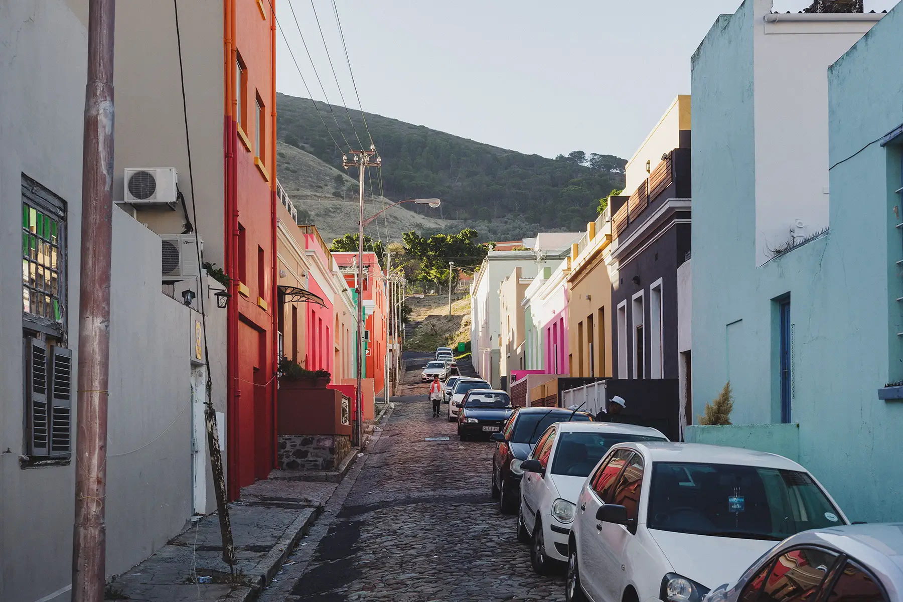 Houses in the Bo-Kaap neighborhood of Cape Town