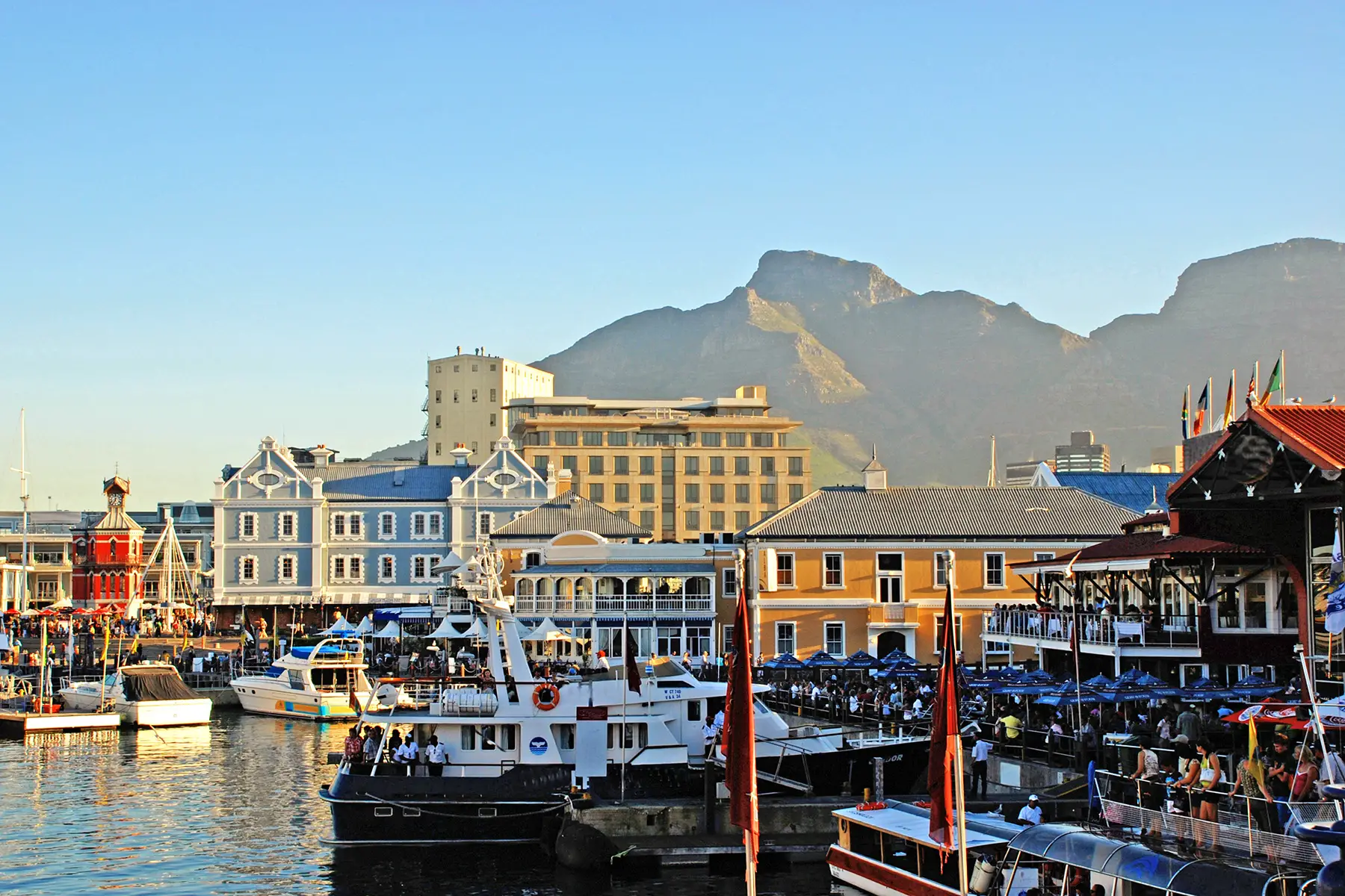 View of the harbor in Cape Town