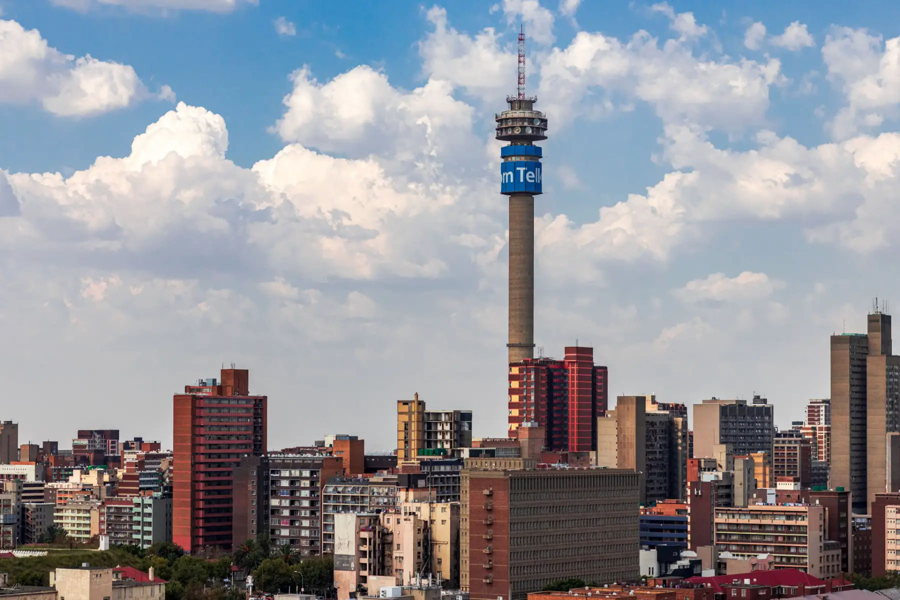 Cell tower in Johannesburg.