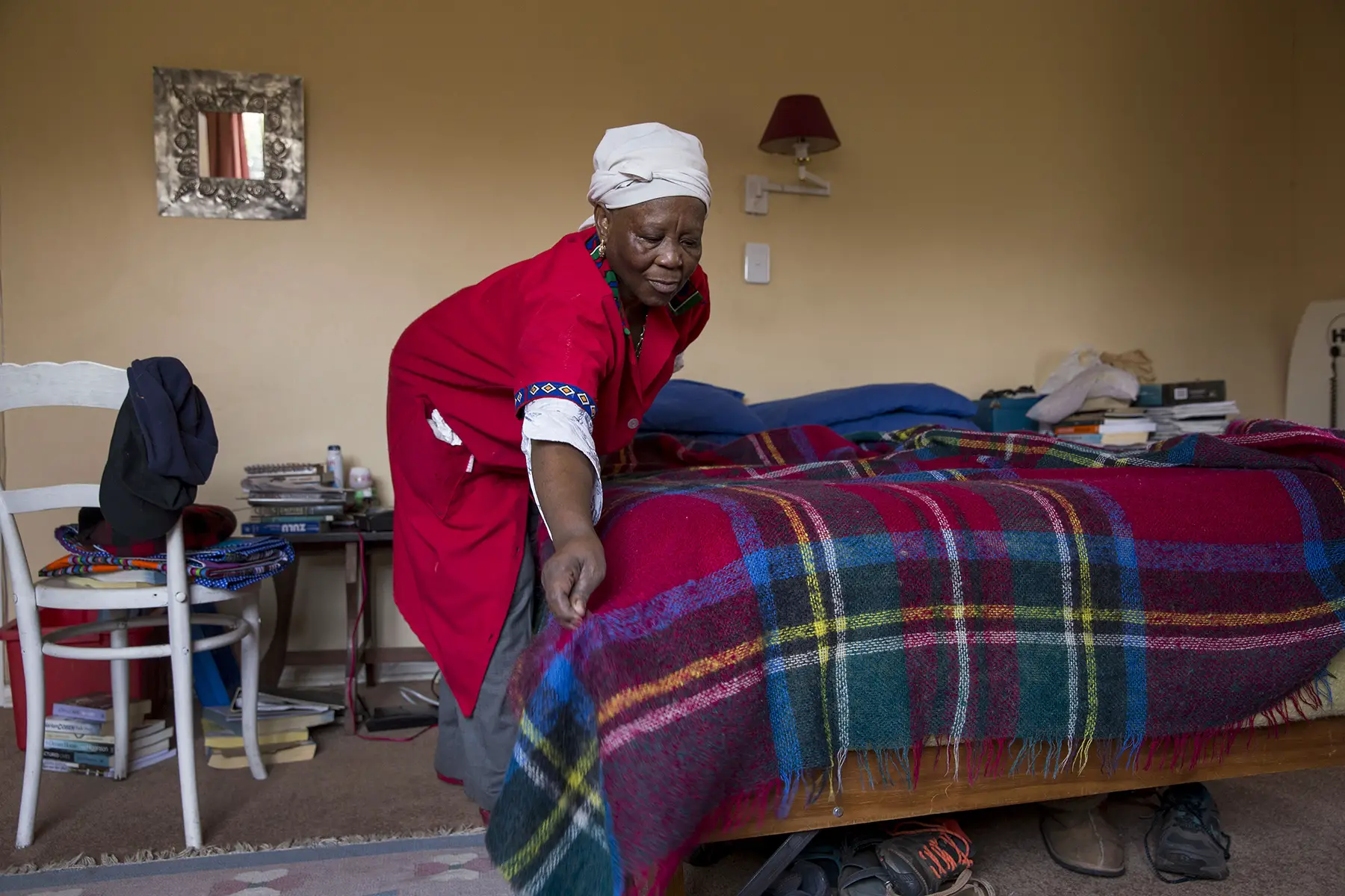 A domestic worker in Johannesburg, South Africa