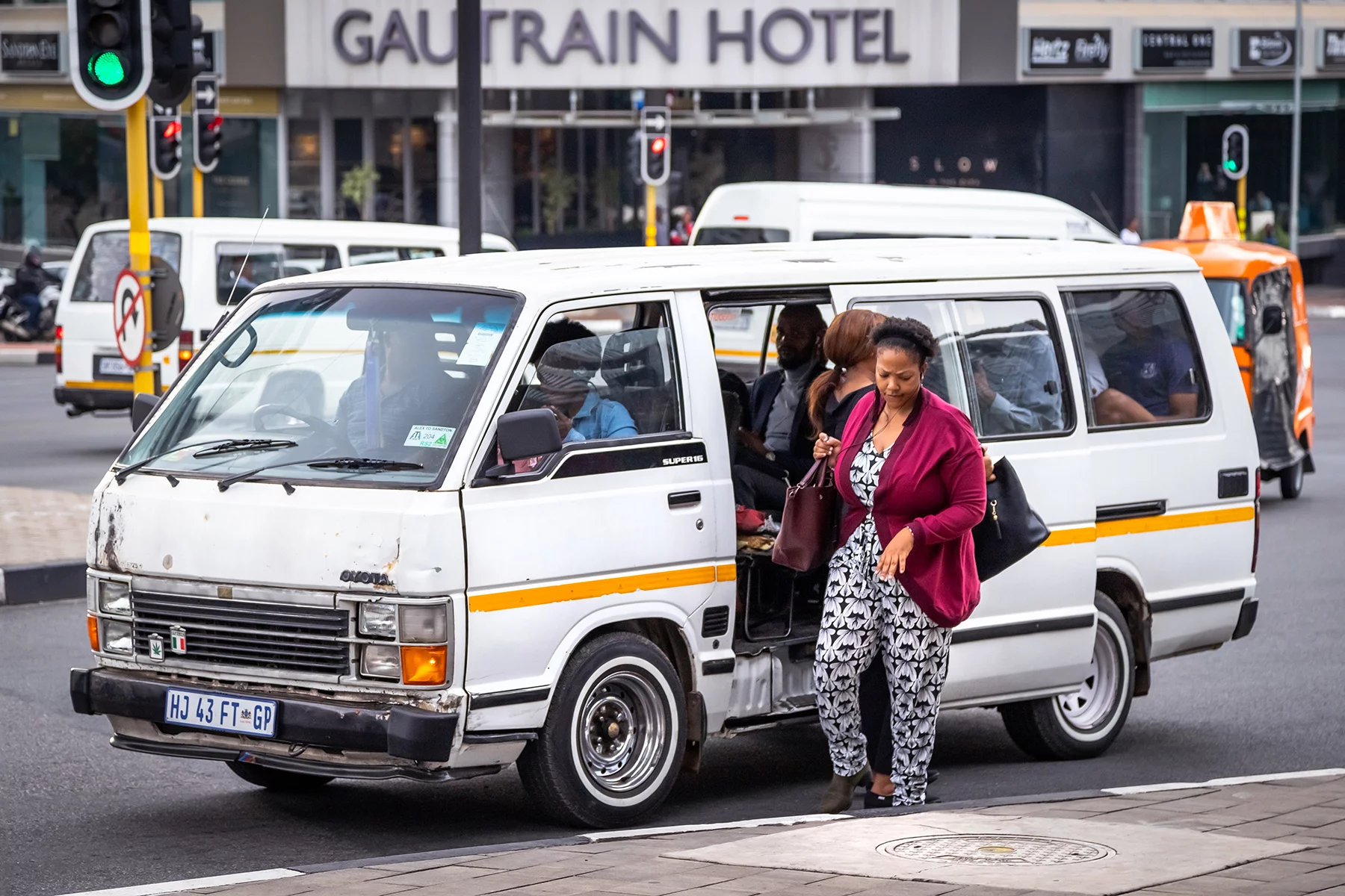 Minibus taxi in Johannesburg
